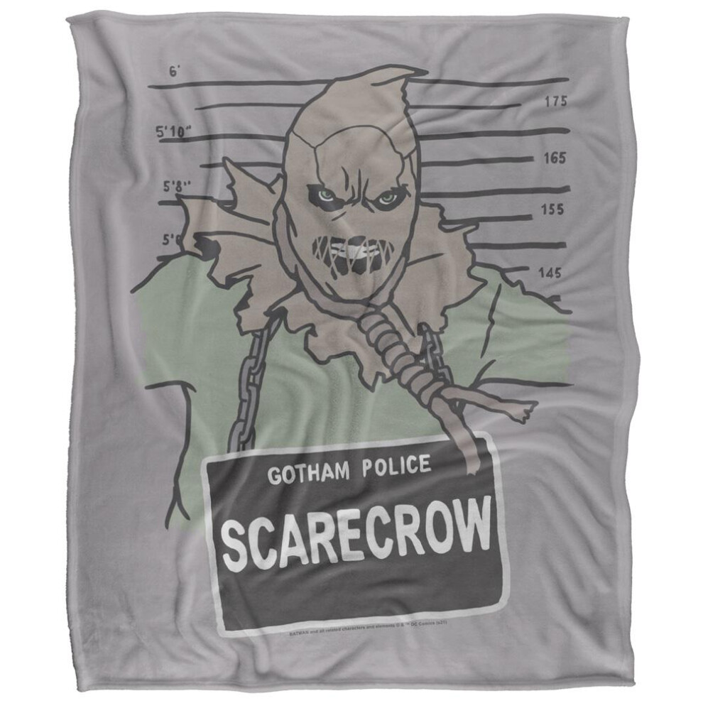 Batman Line Up Scarecrow Blanket Multicoloured