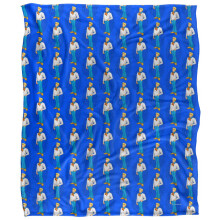 Scooby Doo All-Over Print Fred Blanket