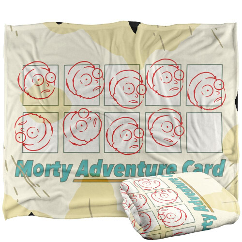 Rick And Morty Rick And Morty Adventure Card Blanket 2