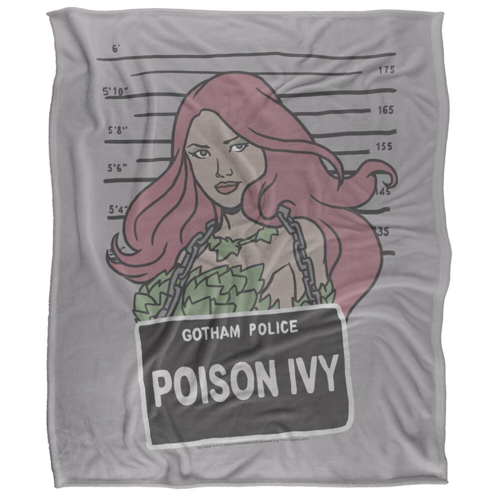 Batman Line Up Poison Ivy Blanket Multicoloured