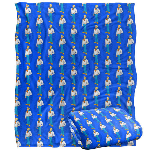 Scooby Doo Scooby Doo All-Over Print Fred Blanket 2