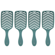 Curly Hair Brush Vented Technology Flexible Bristles Detangling Without Pulling Styling Tool For Thick Hair Ouchless Experience Scalp Massage