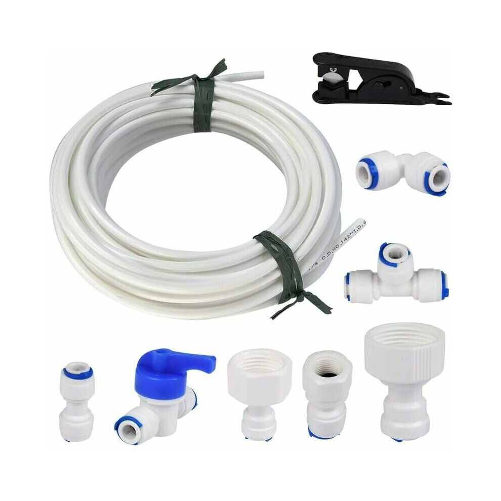 15 Meters High-Quality Pipes, Non-Toxic Odorless Tasteless For Reverse Osmosis Systems, Easy Installation With Push Fit Fittings 9433291750230