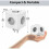 Surge Protected Multi-Socket Adapter, Fireproof PC Material with Safety Door Design, Compact 5-in-1 Solution for Safe and Reliable Power 2