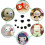 Μάτια ασφαλείας για έργα Amigurumi, Πλαστικά μάτια ασφαλείας 6-12mm με ροδέλες, λεία και 6