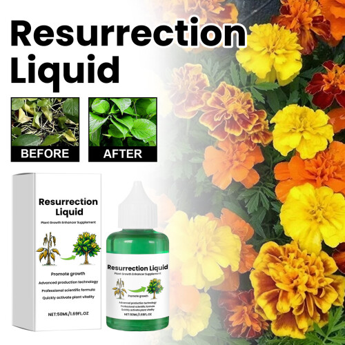 Plant Nutrients 50ml Resurrection Liquid Flower Fruit Vegetable 1