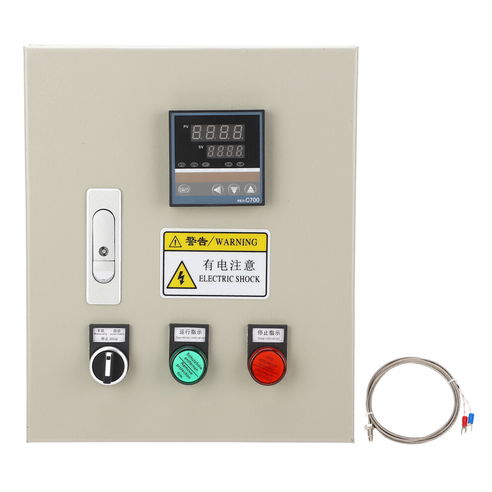 PID-Temperaturregler mit K-Thermoelement,
