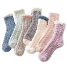 Zachte, pluizige sokken voor dames, comfortabele, warme pantoffelsokken met dichte steken, een fantastisch cadeau voor de feestdagen of een