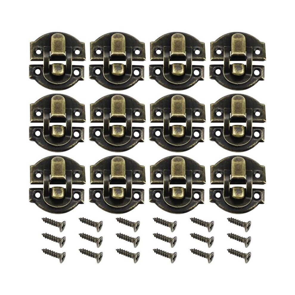Metal Material Box Latch, Exquisite Pattern Antique Coloring For Wooden Furniture And Jewelry Box Hasp 9358999425351