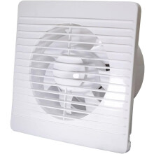 Anti-backflow Check Valve Exhaust Fan for Ceiling And Wall Mount, High Performance Motor 6 Inch Bathroom Vents - Durable ABS Material