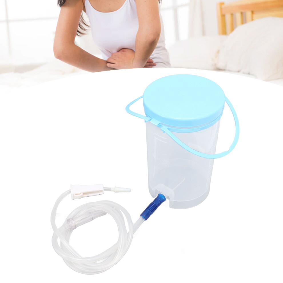 Travel-Friendly 1200ml Enema Bucket Set for Easy Colon Cleanse