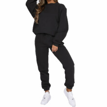 Piece Sweatsuit Set for Women, High Waist Sweatpants with Pockets Midweight Fleece Pullover Sweatshirt Lounge Outfit, Soft Women Joggers Tracksuit