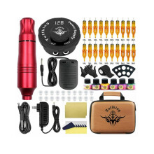 Kit de tatuagem Artisan's Dream, visor digital com bateria de lítio, máquina híbrida, agulhas de cartucho profissionais, design ergonômico em