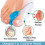 Ισιωτικό δακτύλων Hammer Toe, Ιατρικής ποιότητας διαστολείς σιλικόνης για γυναίκες 4