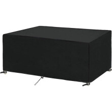 Outdoor Ping Pong Table Cover, Oxford Fabric Waterproof Protector, Wind-Proof with Retractable Cord, Easy to Clean and Store (165 X 70 X 185 Cm)