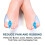 Ισιωτικό δακτύλων Hammer Toe, Ιατρικής ποιότητας διαστολείς σιλικόνης για γυναίκες 3