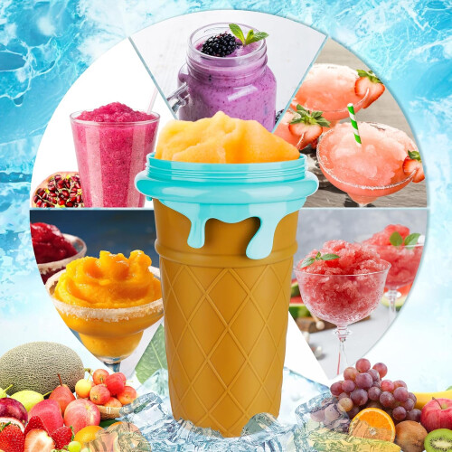 Κύπελλο παρασκευής slushy με κουτάλι 2 σε 1 για καλαμάκι, υλικό κατάλληλο για τρόφιμα 2