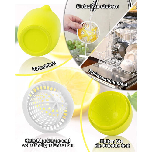 Λεμόνι Food Saver Φρέσκια Προετοιμασία, Πρέσα Εσπεριδοειδών για Εύκολη Χύμωση, 1