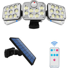 Wireless Design LED Work Lamp, Solar Motion Sensor Lights for Dark Environment, White Flood Light 2600 Lumens, Energy Saving IP65 Waterproof with