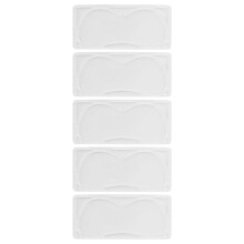 Verfijnde, originele hartvormige mal voor het maken van zelfgemaakte gezichtsmaskers, milieuvriendelijk, wasbaar, transparant oogmasker.