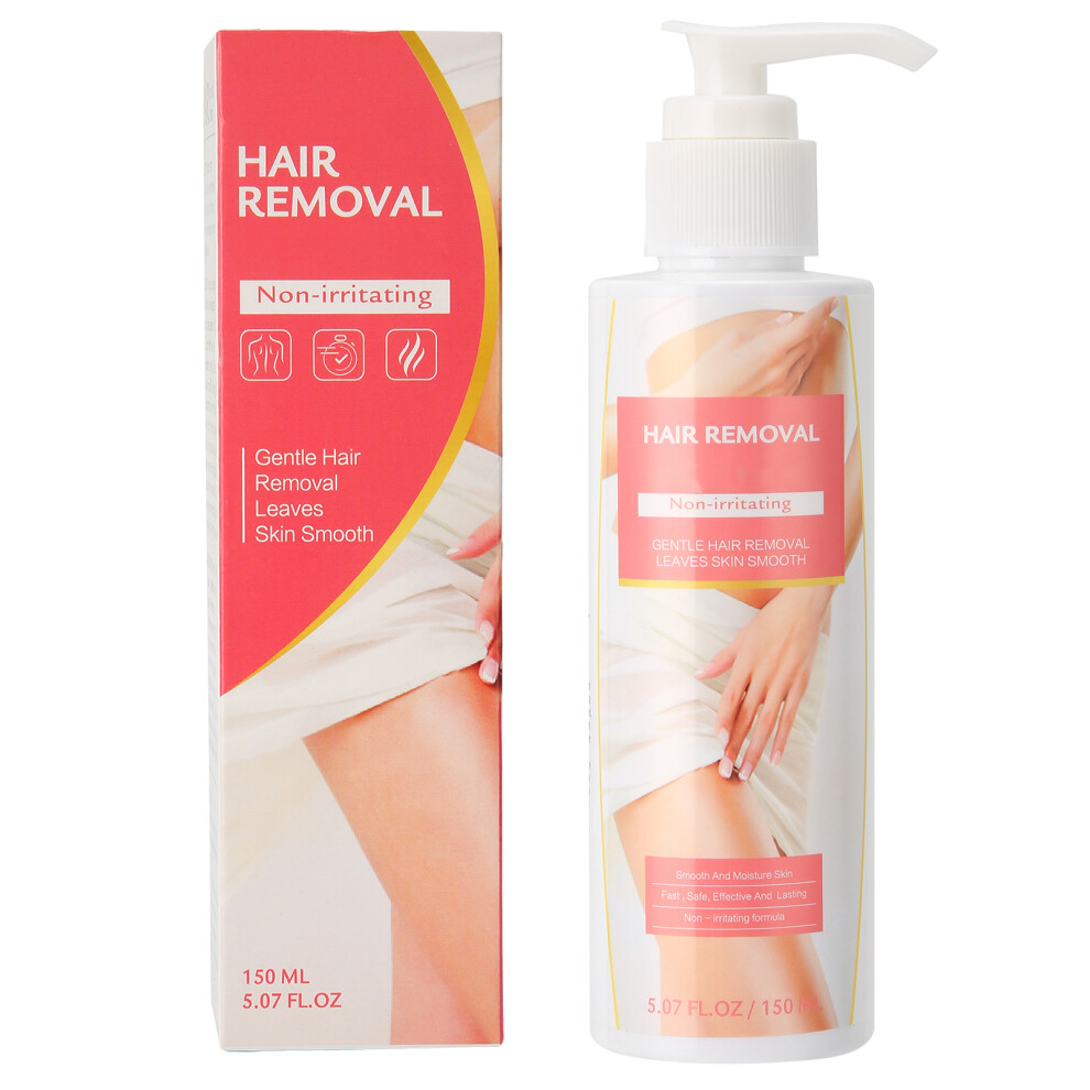 Gentle Calming Depilatory Gel, Natural Ingredients for Unwanted Hair Removal, Moisturize & Soothe Skin for Rapid Painless Experiences in Sensitive