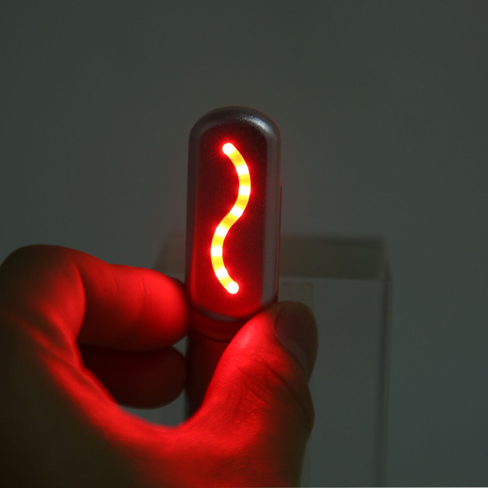Electric Eye Massager Wand with Hot Compress & Red LED - 350mAh