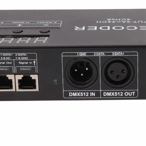 24 Channel RGBW DMX512 LED Decoder Driver - 5V-24V DC, 860W 2