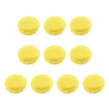 10Pcs Realistic Donutt Mini Food Fake Bread Fake-light yellow