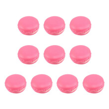 Fake Bread Realistic Donutt Display Wedding Sweet-Rose Red