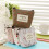 Practical Flower Printed Small Wallet  Storage Bag-Blue 5