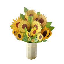 Mother Day Popup Cards Flower Bouquet Popup-sunflower bouquet