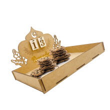 Wooden EidMubarak Decorations Food Ramadans Islamic-MDF13R