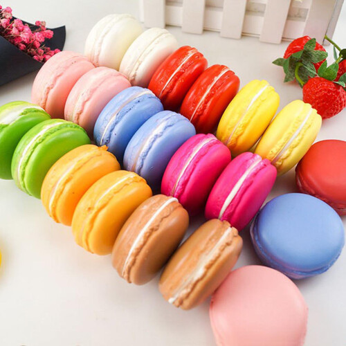 5cm Simulations Donutt Bread StressRelief Fake Bread Cake-Red 2