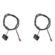 2X Cabo Do Sensor de Velocidade da Esteira 2 Pinos Sensor de Luz Tacômetro Sensor de Velocidade de InduçãO Magnética para Peças Sobressalentes da