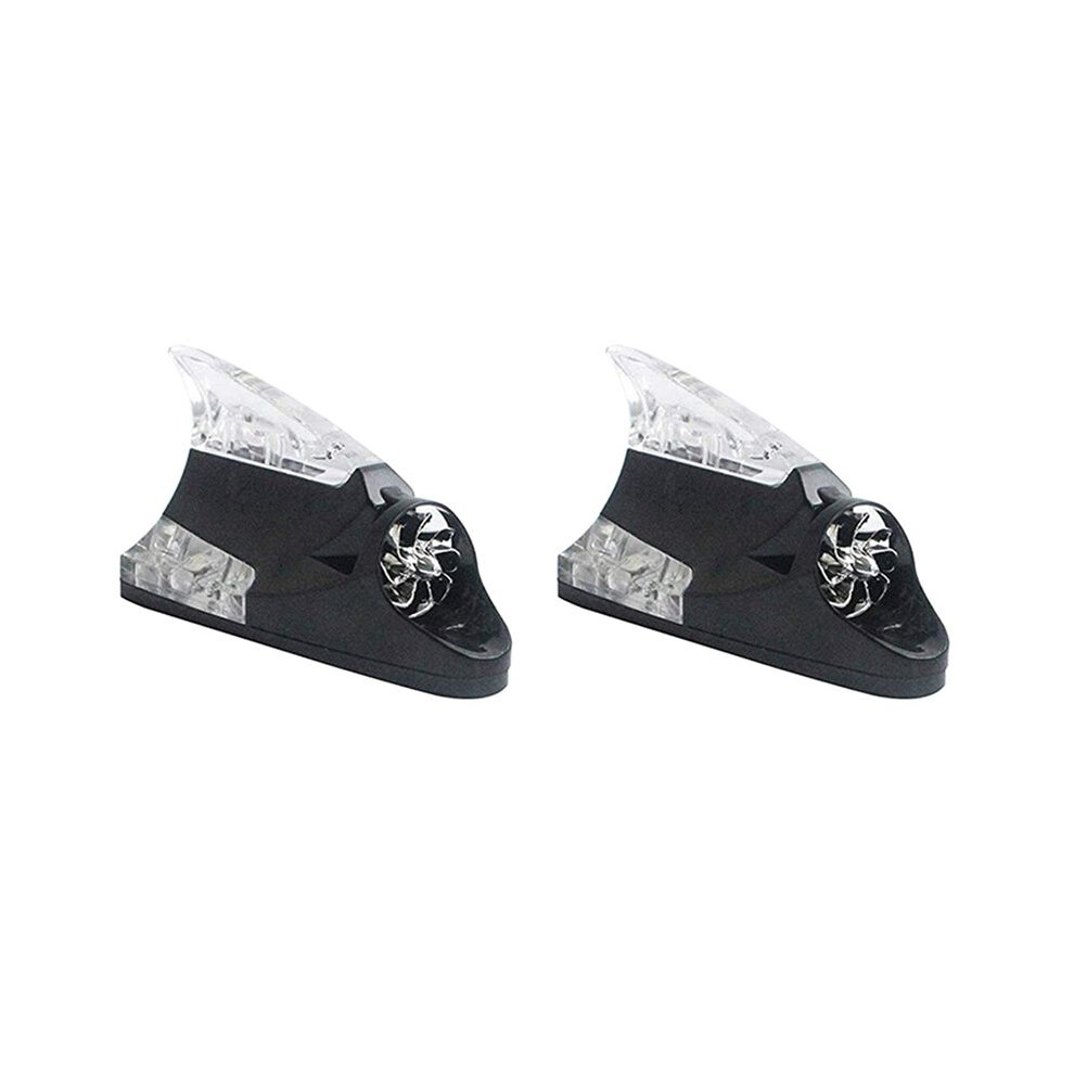 2X Wind Power Led Atmosphere Fin Antenna Warning Flash Lamp Car-Styling Exterior Accessories Light 6031109516929