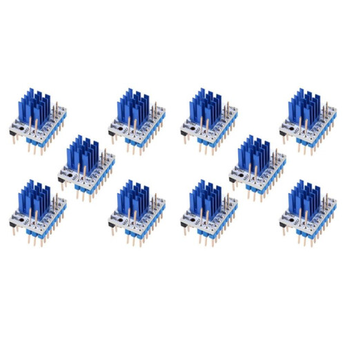10Pcs TMC2209 V3.0 Stepper Motor Driver Stepping Rod Silent Driver 256 Microstep Current 2.8A  VS TMC2208
