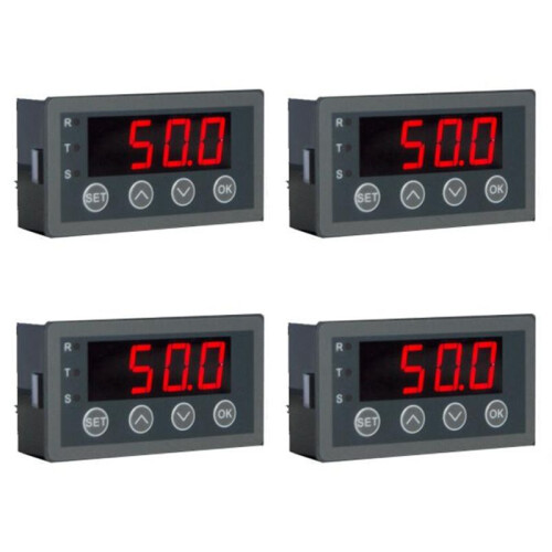 4X Digital Display Meter 0-10V 0-20MA 2-10V 4-20MA Analog Input Display Table Digital Display  with RS485 Version