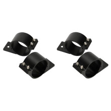 4 Set 3 Inch 76-81mm Bull Bar Roll Cage Mount Bracket Clamps LED Work Light Bar Holder for SUV ATV Truck Motorcycle Boat