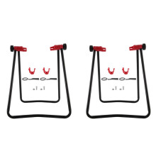 2X Bicycle Repair Stand Wheel Kick Holder Carrier Centering Tools Bracket for Bicycle Wheels Road Tools Maintenance