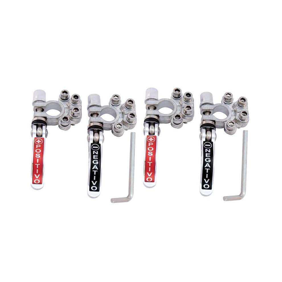 4Pcs 12V 6V 24V Boat Race Tractor Truck Toolless Quick Disconnect Battery Main Cable Post Terminal Shut-Off Connectors 6033515877915