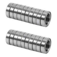 20 Pieces of 6700ZZ Deep Miniature Thin-Walled Bearings Double-Shielded Used for 3D Printer Wheel Bearings