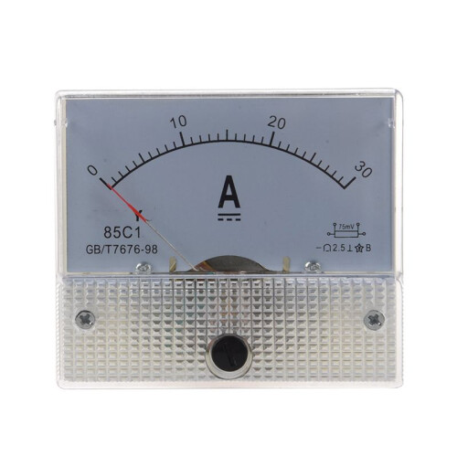 10X 85C1 Analog Current Panel Meter  30A AMP Ammeter 2