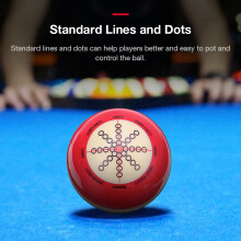 2 Stücke 57mm Dauerhaft Weiß Rot Harz Billard Spot Bad Snooker Praxis Training Queue Bälle Sport für Anfänger