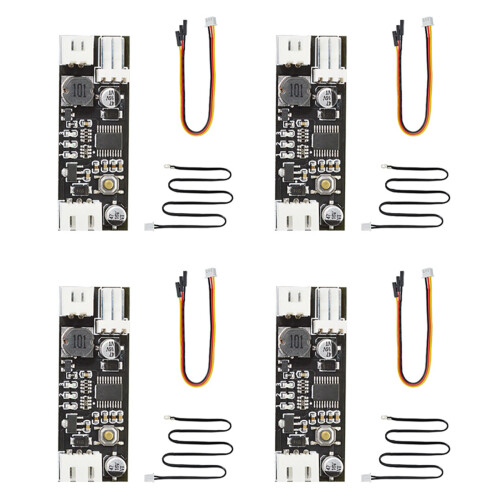 4X Temperature Controller Module Single 12V  PWM 2-3 Wire Fan Temperature Control Governor Computer Fan