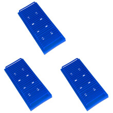 3X Rectangle Type Slide Drain Rack Electrophoresis Gel Glass Plate Drying Holder School Education Laboratory Equipment