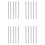 M6 x 150mm 304 Stainless Steel Fully Threaded Rod Bar Studs Hardware 20 Pcs 1