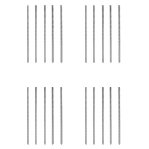 M6 x 150mm 304 Stainless Steel Fully Threaded Rod Bar Studs Hardware 20 Pcs