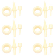 18Pcs Roller Waffle DIY Tools Ice Cream Cone Mold Pastry Roll Angle Mold Baking Mold Kitchen Dessert Tools