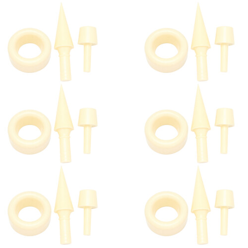 18Pcs Roller Waffle DIY Tools Ice Cream Cone Mold Pastry Roll Angle Mold Baking Mold Kitchen Dessert Tools