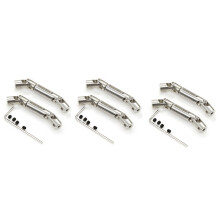 6x New Upgrade Metal CVD Drive Shaft for WPL D12 C24 C34 B14 B24 B16 B36 MN D90 MN99S HengLong RC Car Parts Accessories